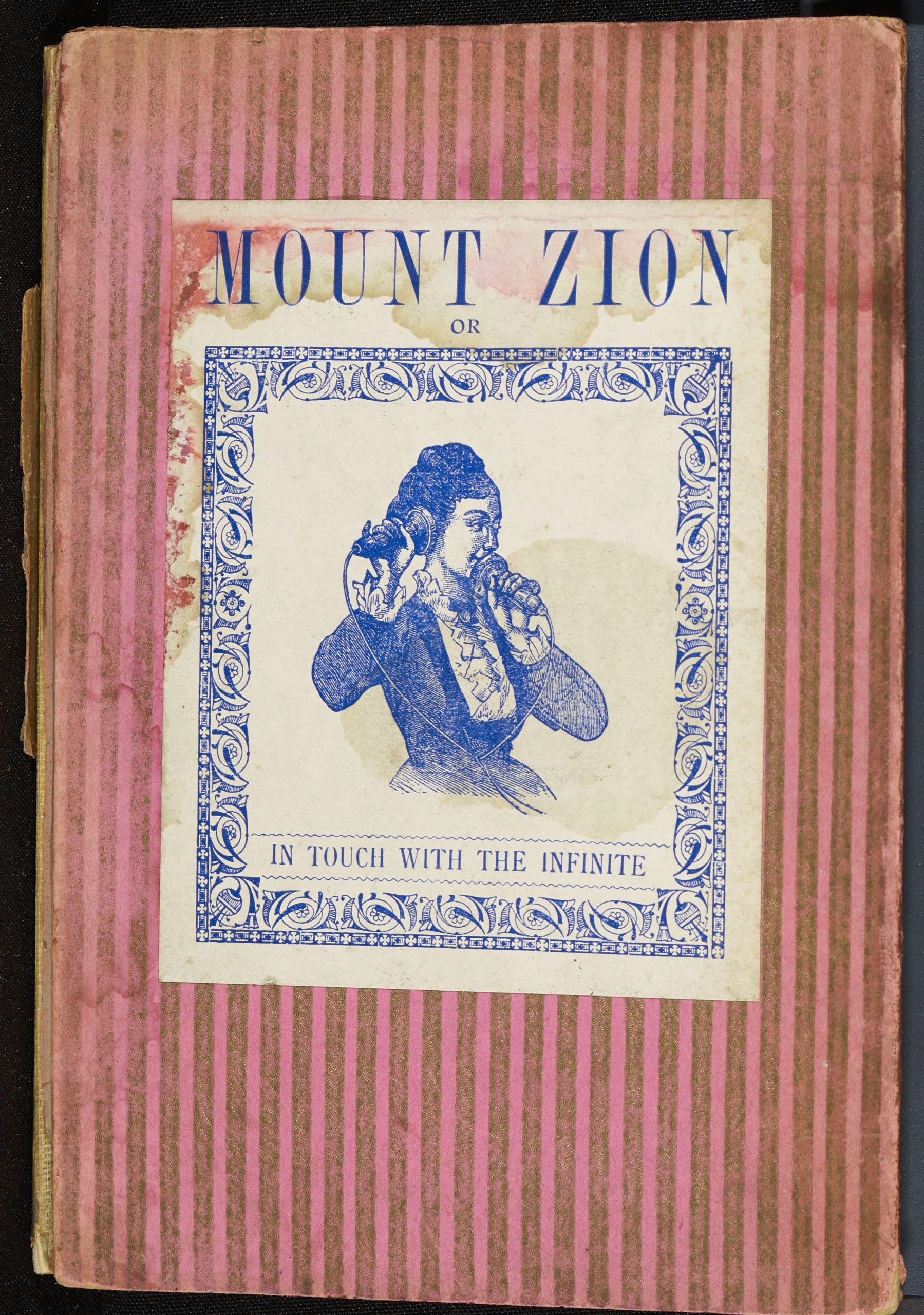 The front cover of the first edition of 'Mount Zion'.
